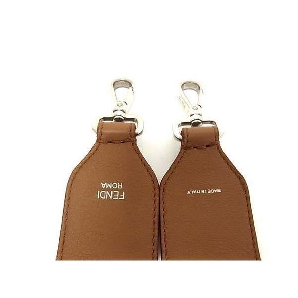 Fendi Zucca Pattern Strap You Bag Shoulder Strap Shoulder Strap Red - Picture 3 of 4